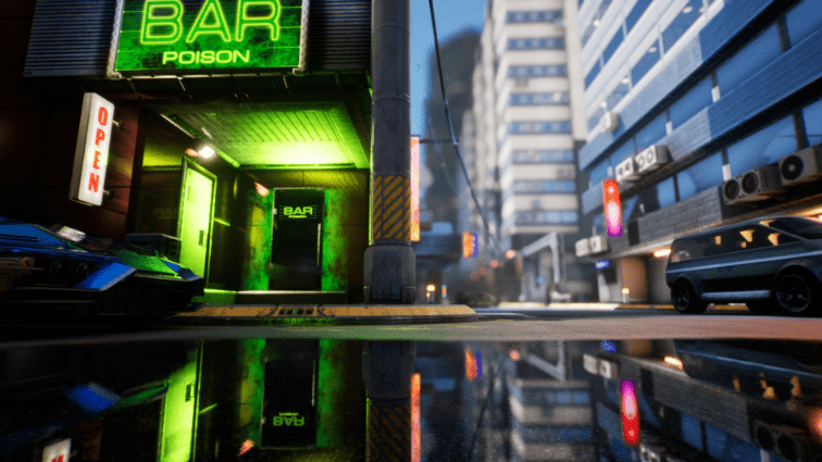 Cyberpunk street assets